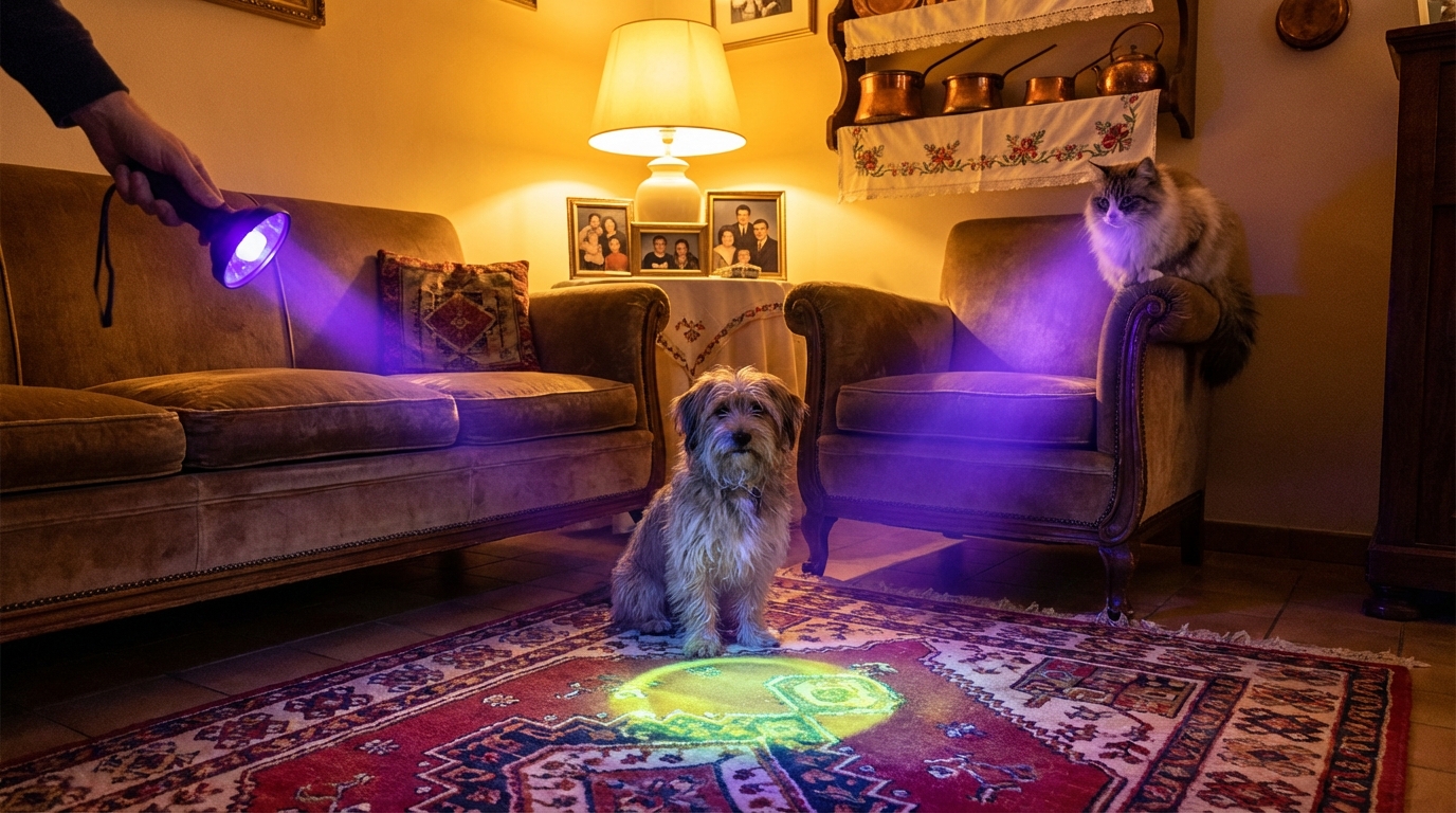 Evcil hayvan idrarı halı ve koltuktan nasıl çıkar?