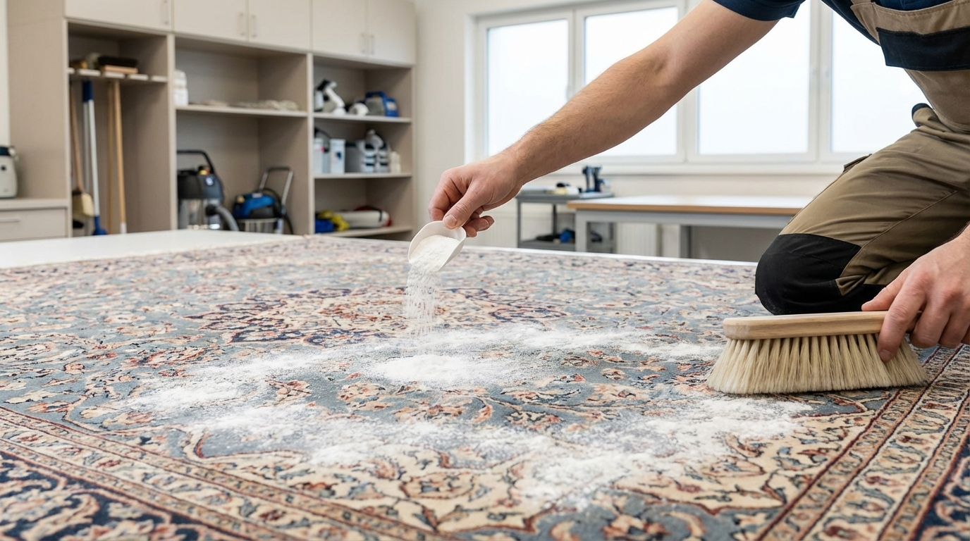 Nettoyage à sec de tapis : quand l'utiliser ?