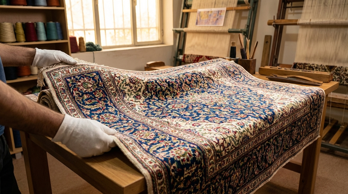 Nettoyage de tapis en soie : précautions et techniques