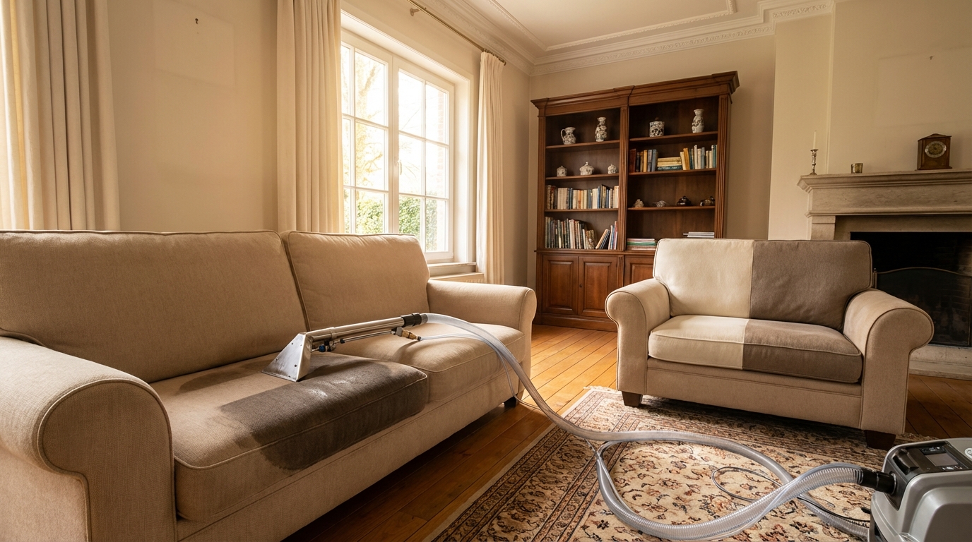 Polsterreinigung: Sofa und Sessel professionell reinigen