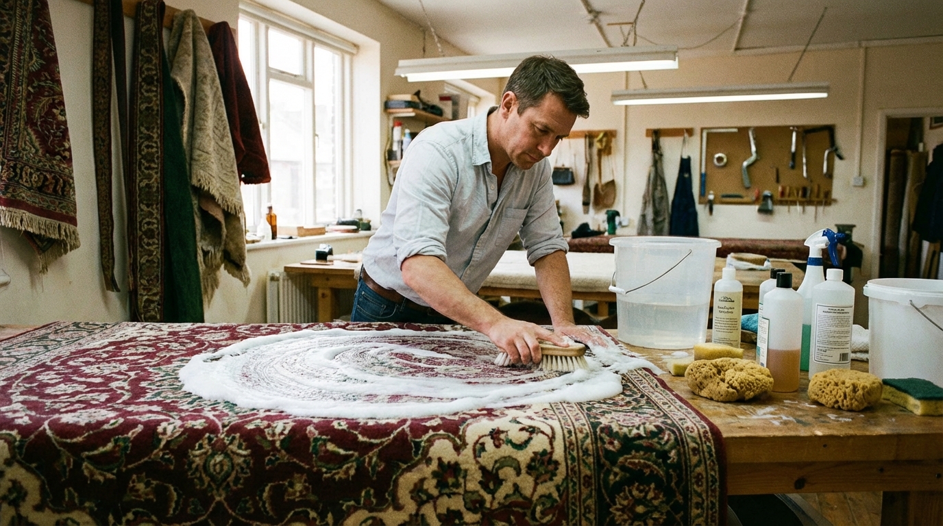 Teppich aus Wolle reinigen: Tipps vom Profi